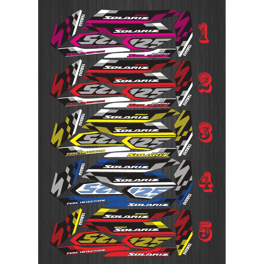 STIKER STRIPING DECAL MIO M3/MIO Z SOLARIZ 002