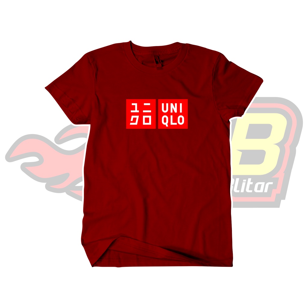 Kaos Distro Pria Katun Uniqlo