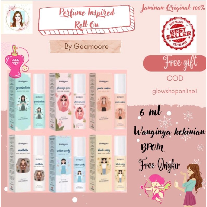 GROSIR parfum inspired GEAMOORE 6ml(Roll on)