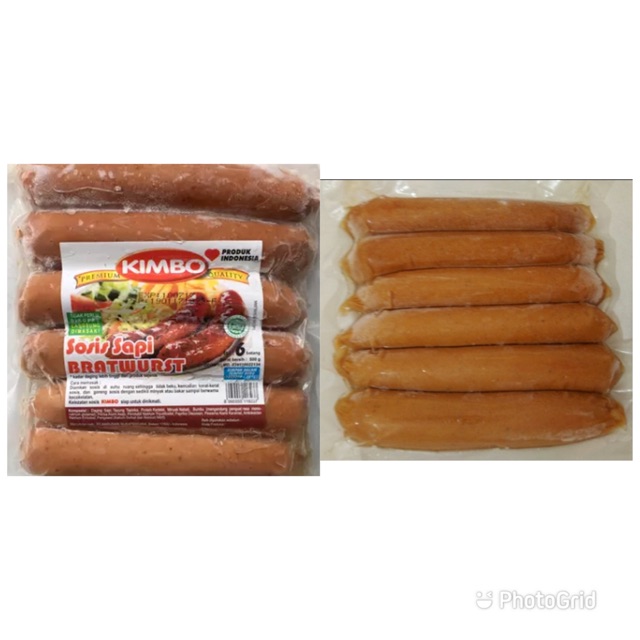 Jual Sosis Bratwurst Kimbo Isi Pcs Shopee Indonesia