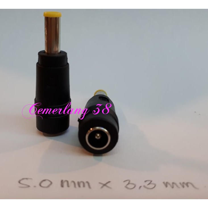 5.5mm*3.3mm Sambungan Jack DC/Female to Male Over Connector Jack DC