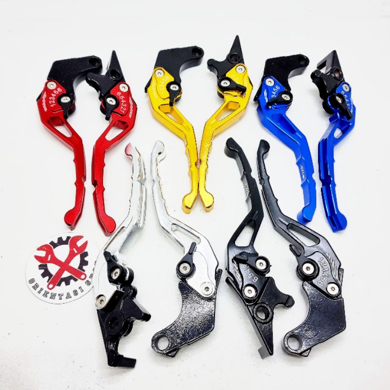 Handle sisik setelan full cnc Tiger, verza, fu, cb, cbr, cb150, cbr k45 sonic, dan lain-lain