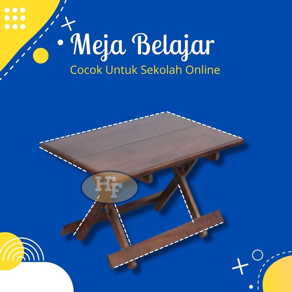 Meja Belajar Kayu/Meja Belajar Lipat/Meja/Meja Lipat/Meja Belajar/Meja Belajar Anak/Meja Belajar Min