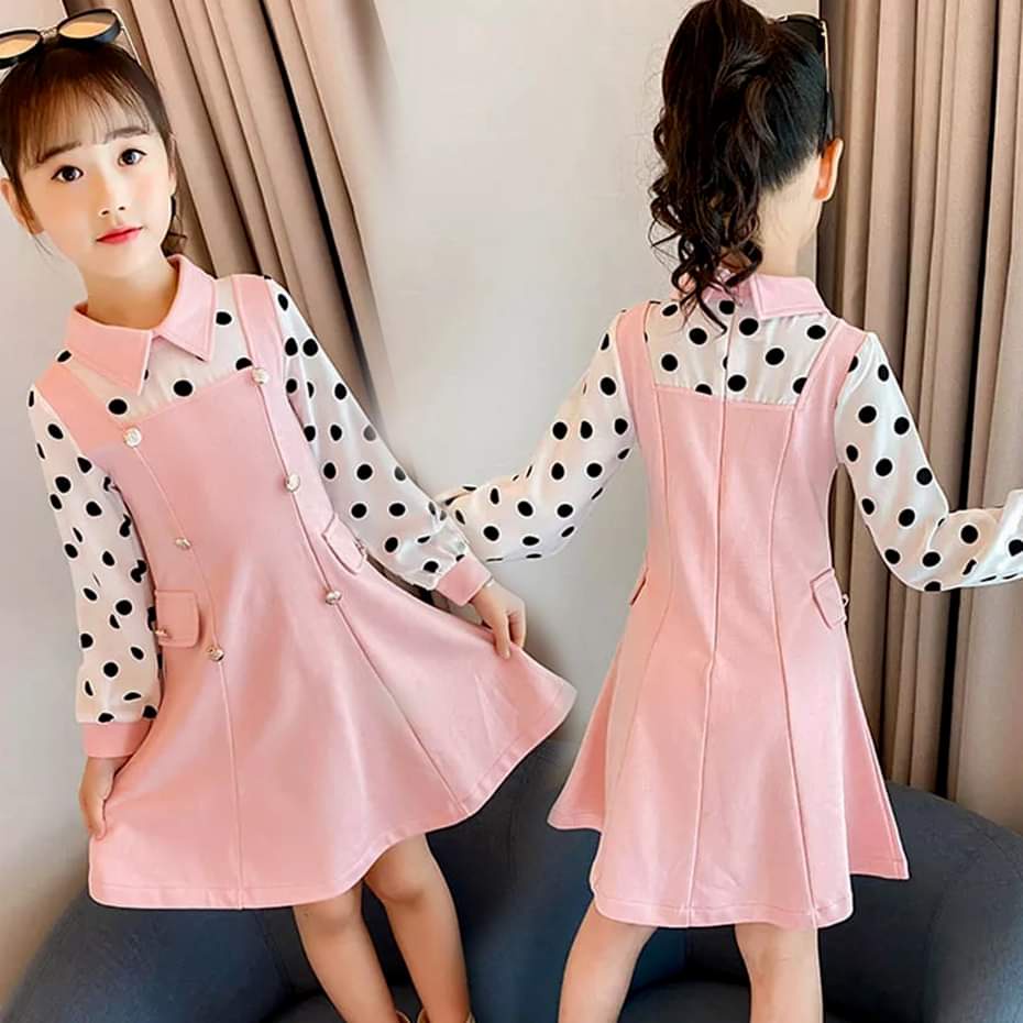 Dress Anak Perempuan Super Cute Fashion Polkadot