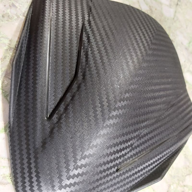 Visor beat karbon tebal, Visor Karbon Beat 2014 - 2019 FI ESP Bahan Plastik Premium