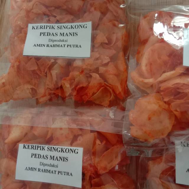 

Keripik singkong pedas manis