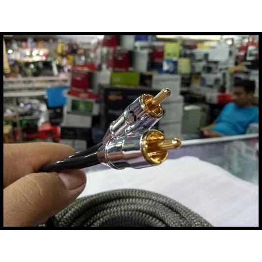 Promo Terbatas Kabel Rca Lm Audio 3 Meter (Gold Plated Connector)