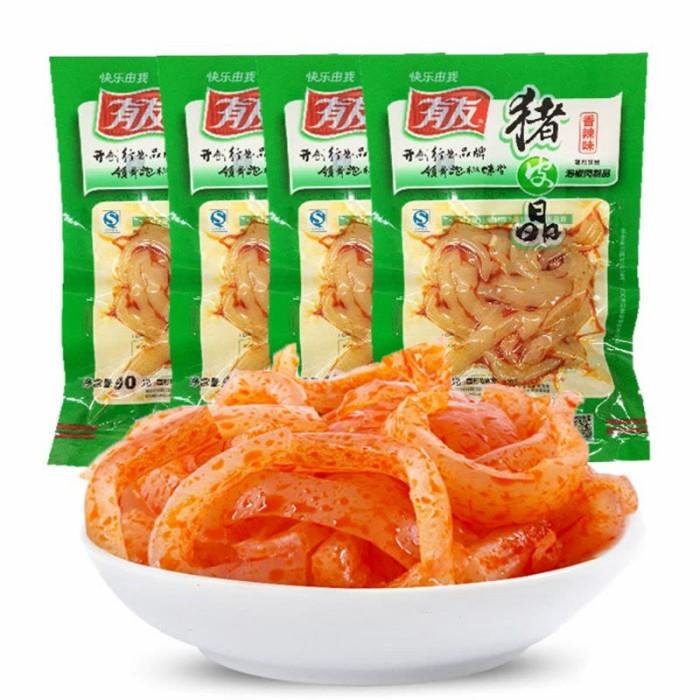 

You You Zhu Pi Jing Pig Skin Ready To Eat Kulit Babi Siap Makan Berkualitas