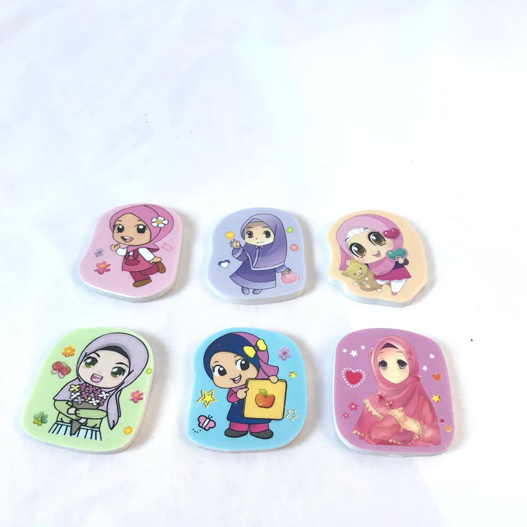 

PENGHAPUS HIJAB GIRL PEREMPUAN UNIK LUCU ERASER HAPUSAN READY STOCK