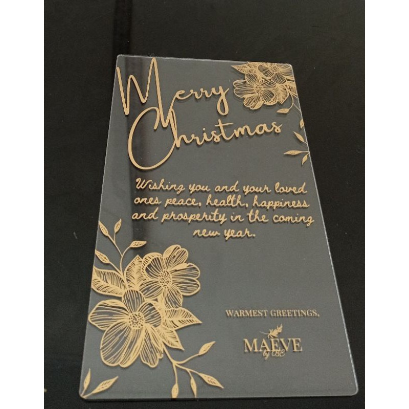 

kartu natal akrikik/christmascard akrilik