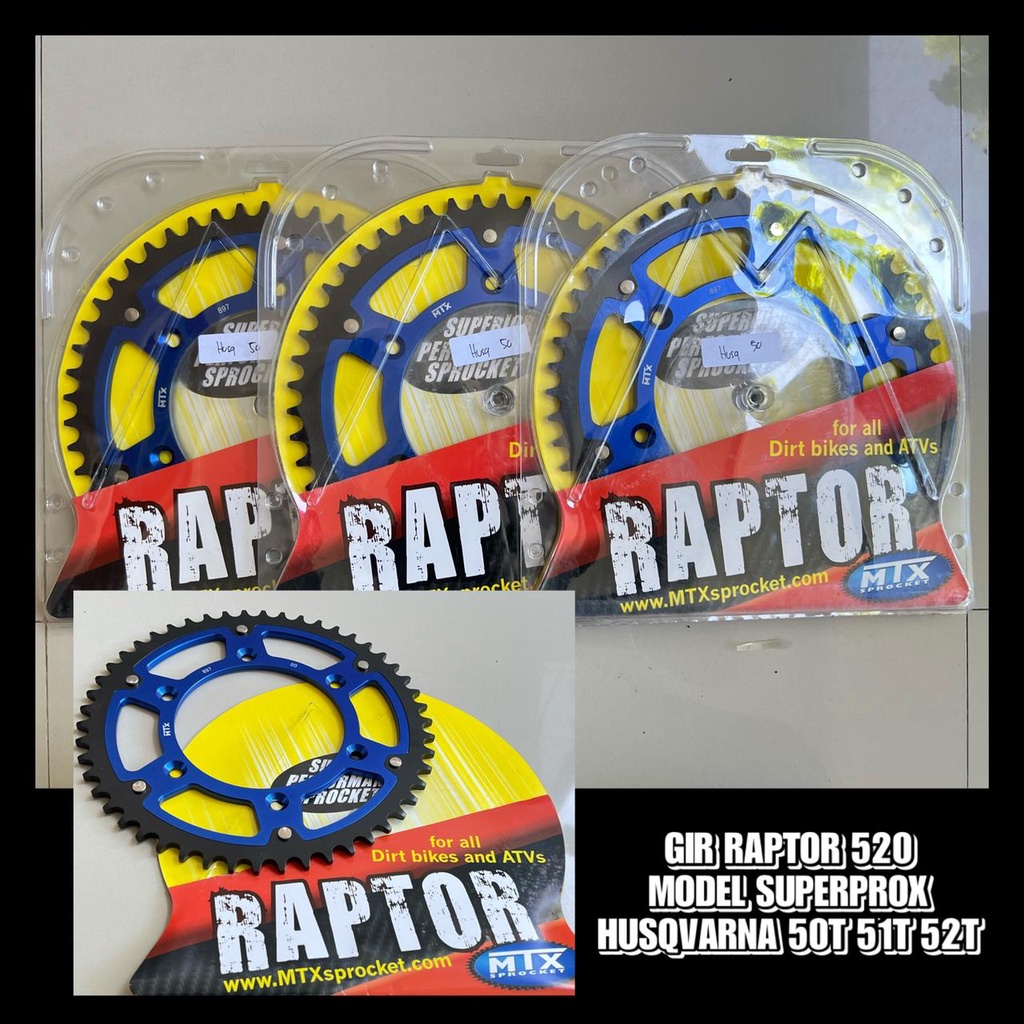GIR BELAKANG HUSQVARNA GEAR HUSQVARNA MTX RAPTOR