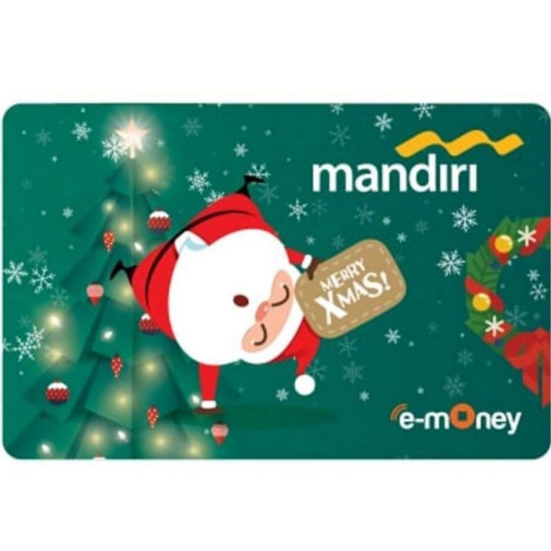 eMoney Special Edition Natal - Christmas Santa Clause /Like Tapcash Flazz eToll or Brizzi