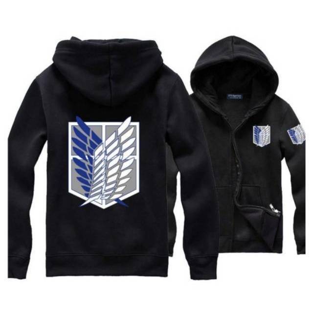 jaket attack on titan hijau SNK