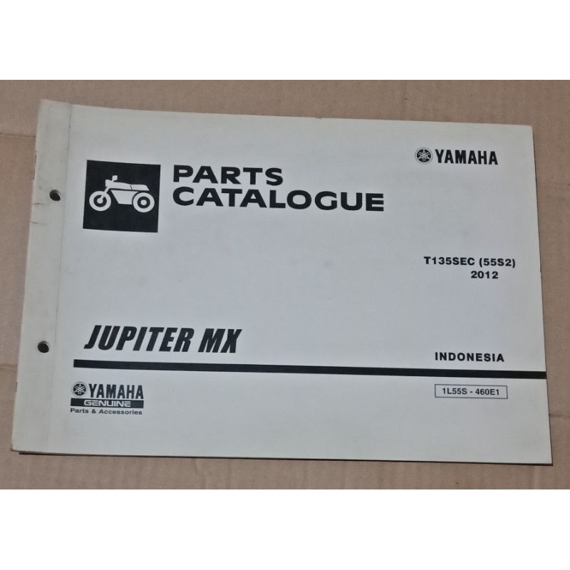 Buku Part Katalog Parts Part Catalogue Yamaha Jupiter Mx Copy Original Shopee Indonesia