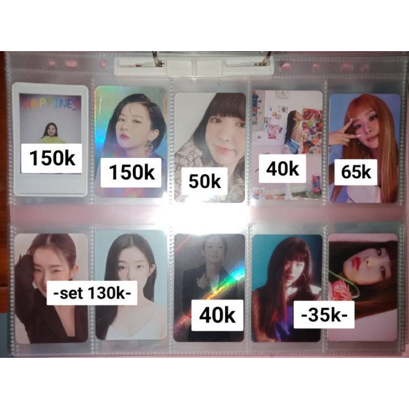 PHOTOCARD RED VELVET