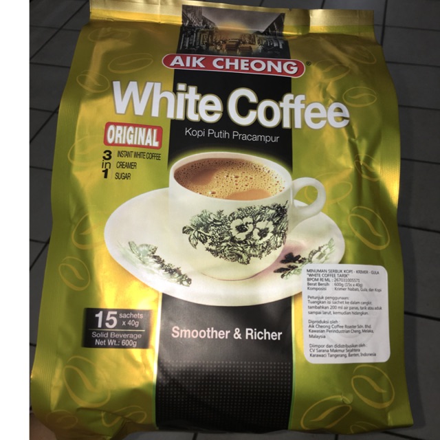 

Aik Cheong White Coffe Original 3in1