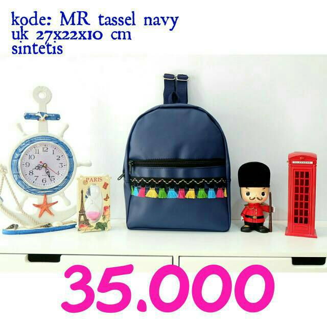 Mini Ransel Tassel (MR Tassel) ( COD BAYAR DITEMPAT )