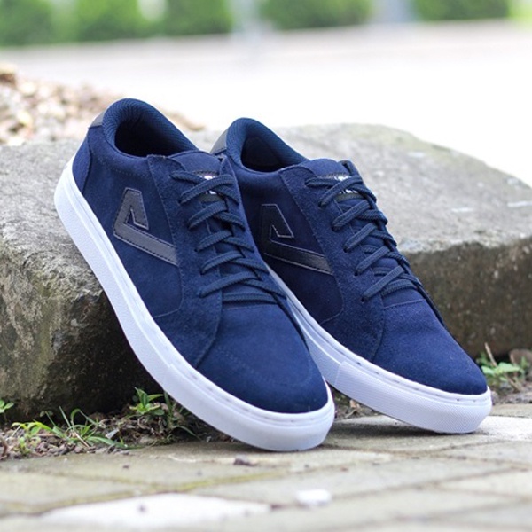 Justrue Sneakers Pria Original Sepatu Kasual Pria Dewasa Biru 702