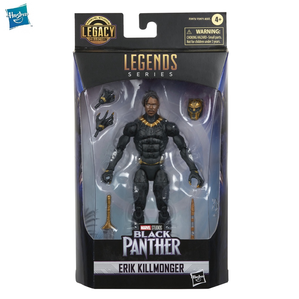 MARVEL Studios Legacy Collection Legends Series Black Panther Wave Erik Killmonger Action Figure