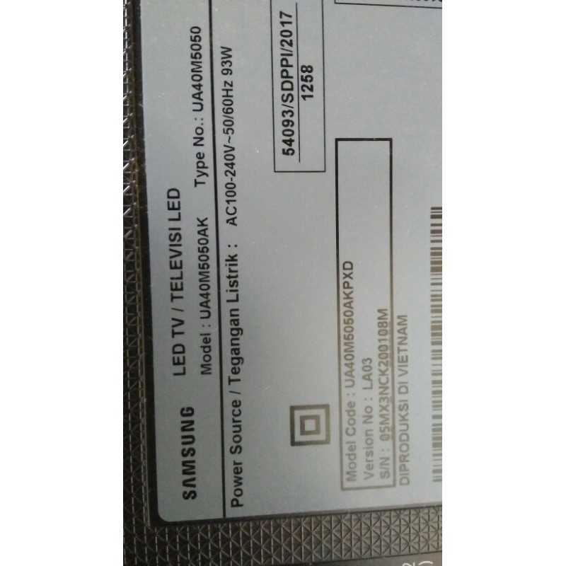mb-mainboard tv Smart samsung UA40M5050Ak-1