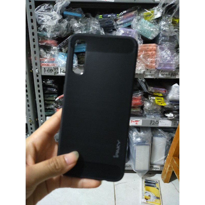 YKCS 0323  case samsung A50 A50S a30s S7 EDGE  sarung HP soft casing TPU softcase ipaky matte hitam