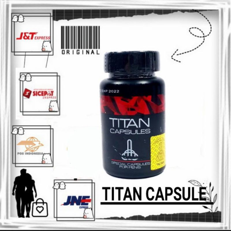 TITAN CAPSULE 100% HERBAL - TITAN KAPSULE UNTUK PEMBESAR VITALITAS ASLI DAN ORIGINAL