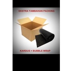 

extra bubble wrap dan kardus