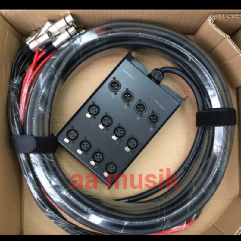 SNAKE KABEL PROEL 8 IN 4 OUT 25 METER EBN-804 ORIGINAL