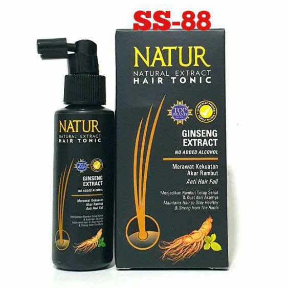 Jual NATUR HAIR TONIC GINSENG EXTRACT (MERAWAT KEKUATAN AKAR RAMBUT