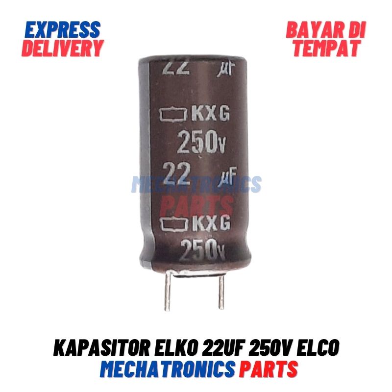 Kapasitor Elko 22uf 250v Elco