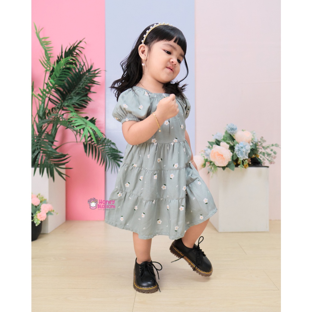 HONEYBLOSSOM dress anak emily series / dress anak perempuan 1 tahun