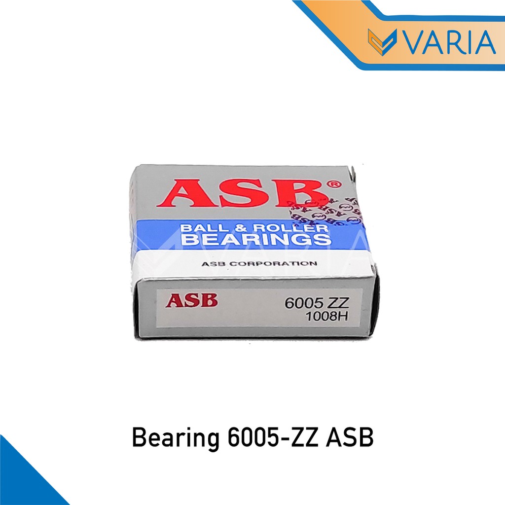 Bearing / Laher 6005 ZZ Tutup Plat Besi Double ASB