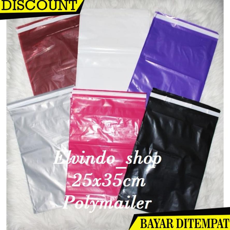 

(BAYAR DITEMPAT) POLYMAILER PE 25X35CM /PLASTIK PACKING OLSHOP LEM B0831