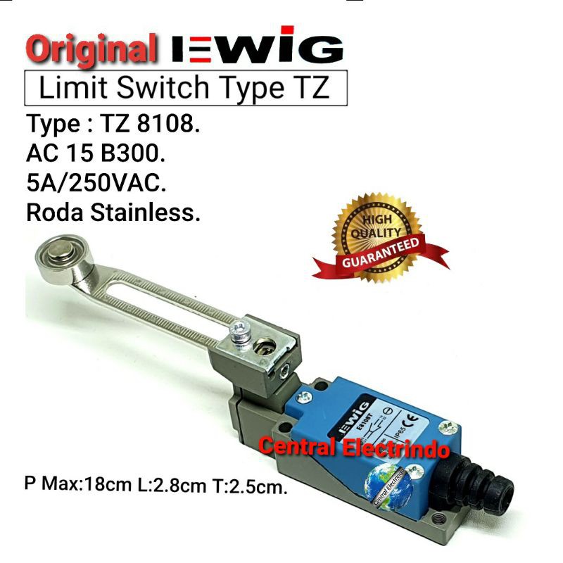 Limit Switch EWIG TZ8108 Roda Stainless.
