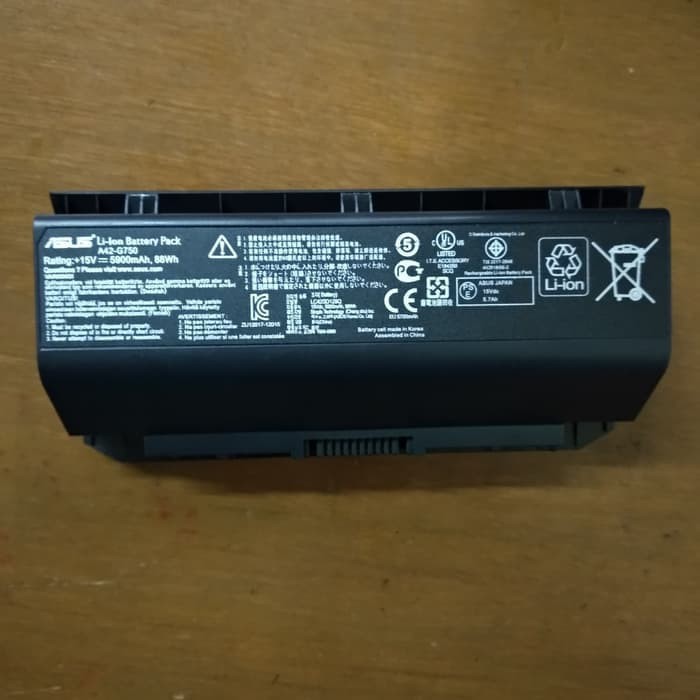 Baterai Original Asus G750 G750J G750JH G750JZ G750JW G750JX A42-G750