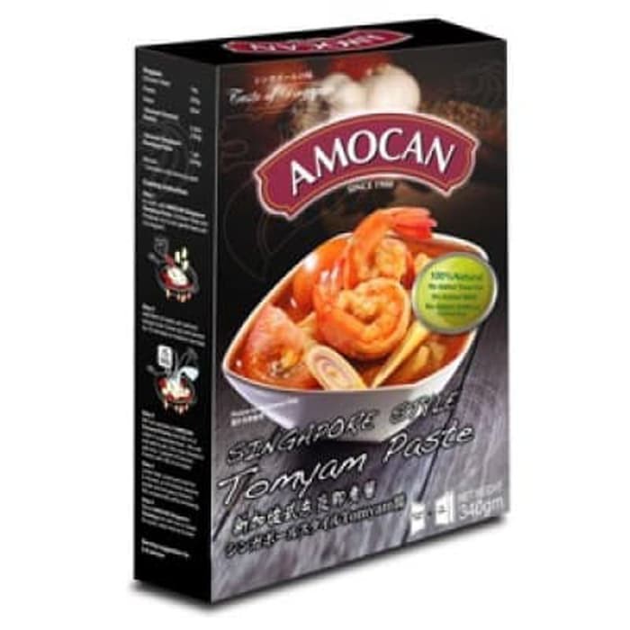 

#HANDCARRY Amocan Singapore Tomyam Paste 340g - UFOHCR2054