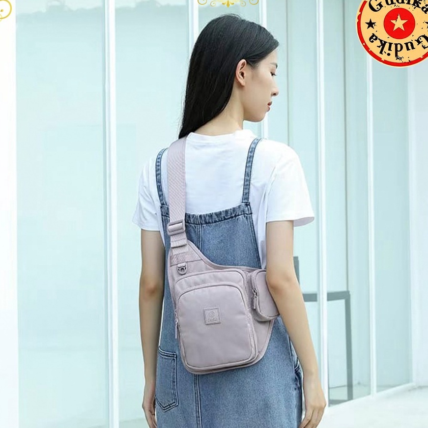 Tas Wanita GUDIKA 5213 - tas selempang wanita import original termurah - tas cewek - tas waterproof - fashion - tas korea - tas kondangan - cod - bayar di tempat - gratis ongkir - travel bag - tas bahu - sling bag - shoulder bag - tas mini - tas bag