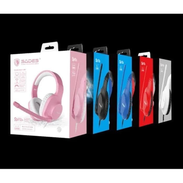 HEADSET GAMING  SADES 721 SPIRIT 3.5mm  AUDIO MULTI CLEAR