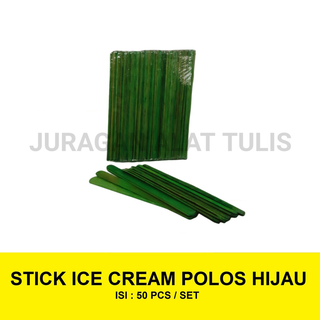 

STICK ICE CREAM / STIK ES KRIM WARNA HIJAU
