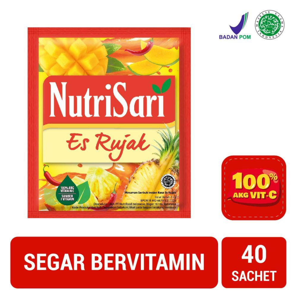 

NutriSari Es Rujak 40 sachet - Minuman Buah Vitamin C