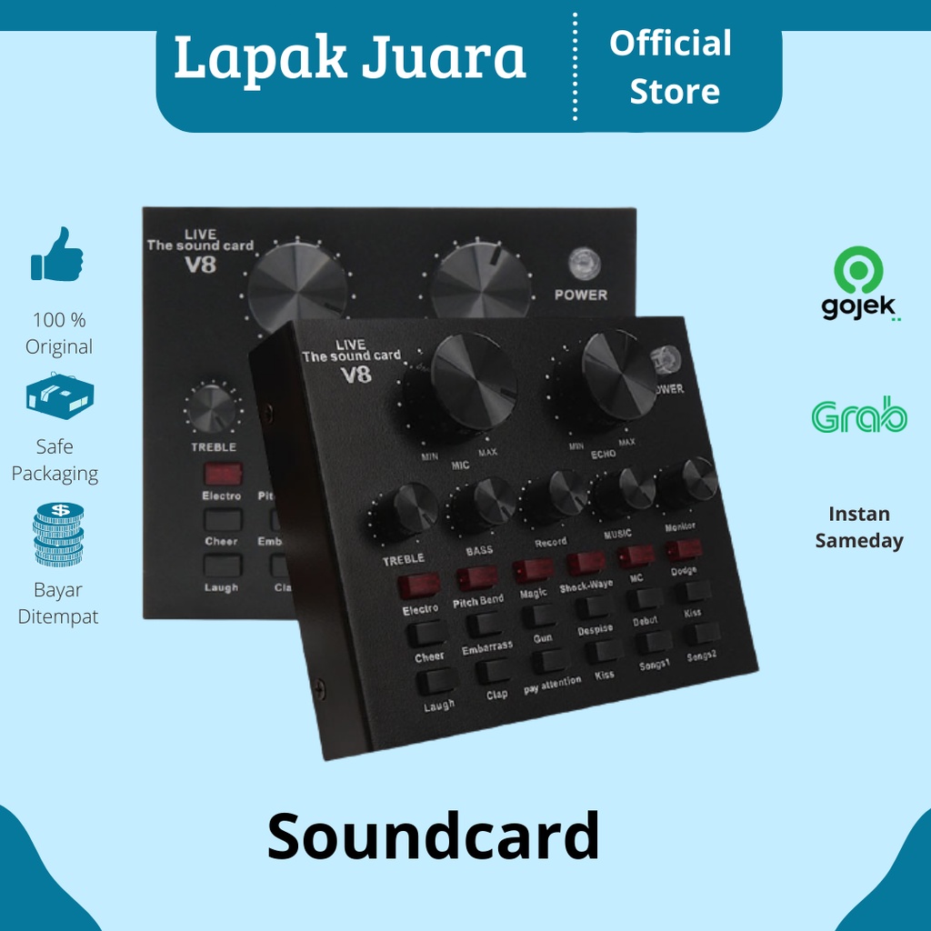 Soundcard | Soundcard V8 Taffware | Soundcard v8 Taffware Original | Soundcard Audio | Soundcard Blu