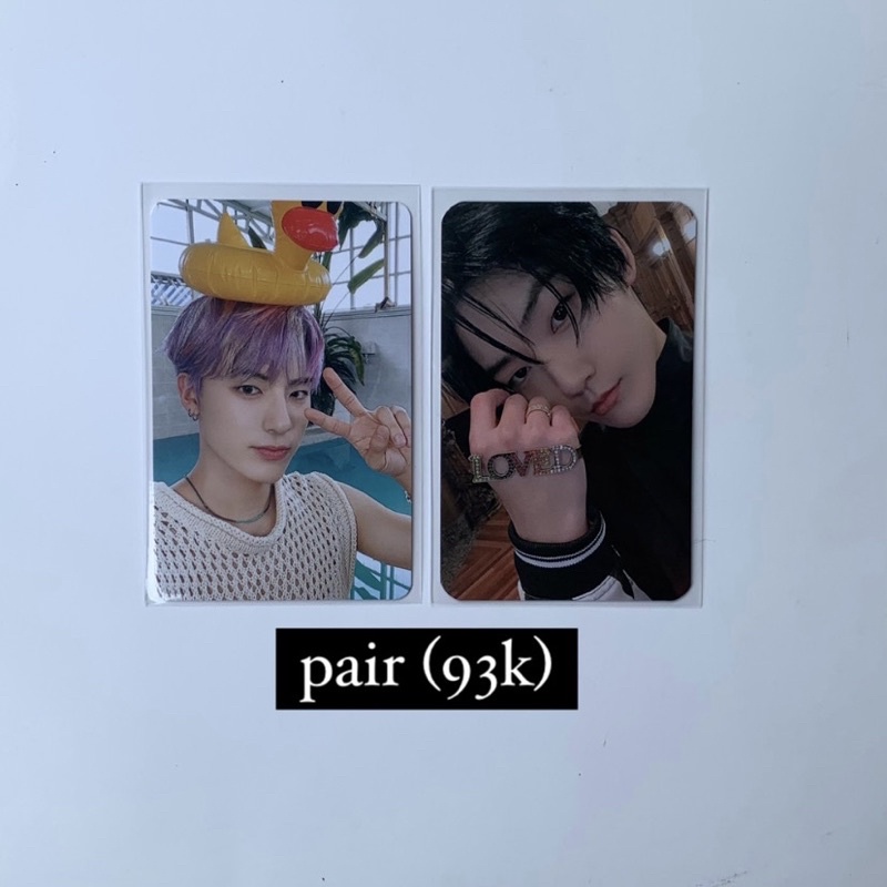 PC PHOTOCARD THE BOYZ TBZ ERIC BEBEK THRILLING SPLASH KEVIN CHASE A