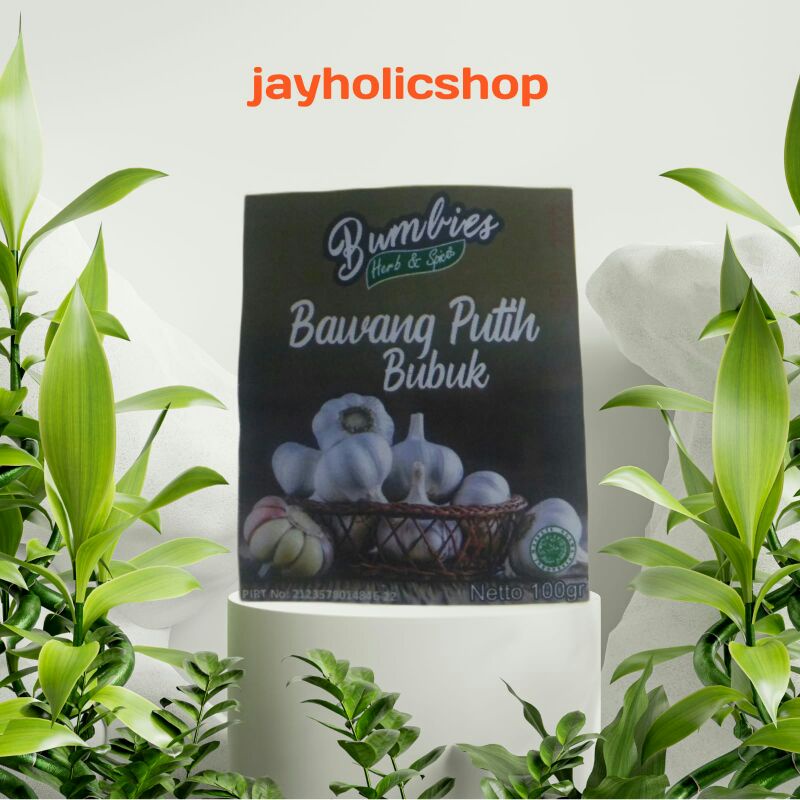 

Bawang Putih Bubuk 100gram Bumbies Product | Ground Garlic | Penyedap Rempah Rempah | Bumbu Instan
