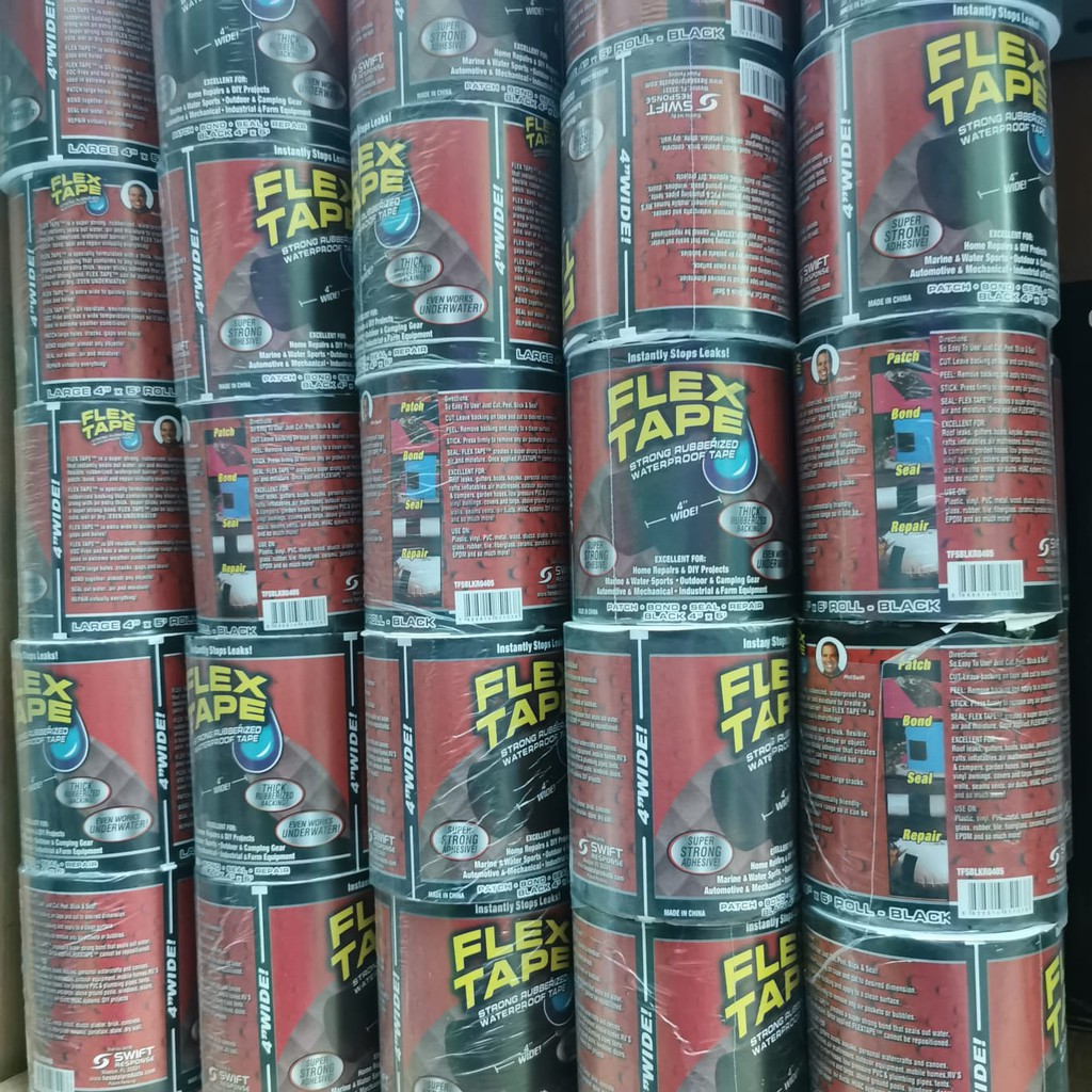 KUP - COD MURAH FLEX TAPE HITAM ISOLASI  ANTI BOCOR