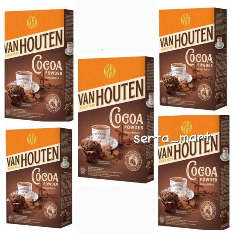 

Van Houten Cocoa Powder 45gr / 90gr / 180gr - VanHouten Coklat Bubuk