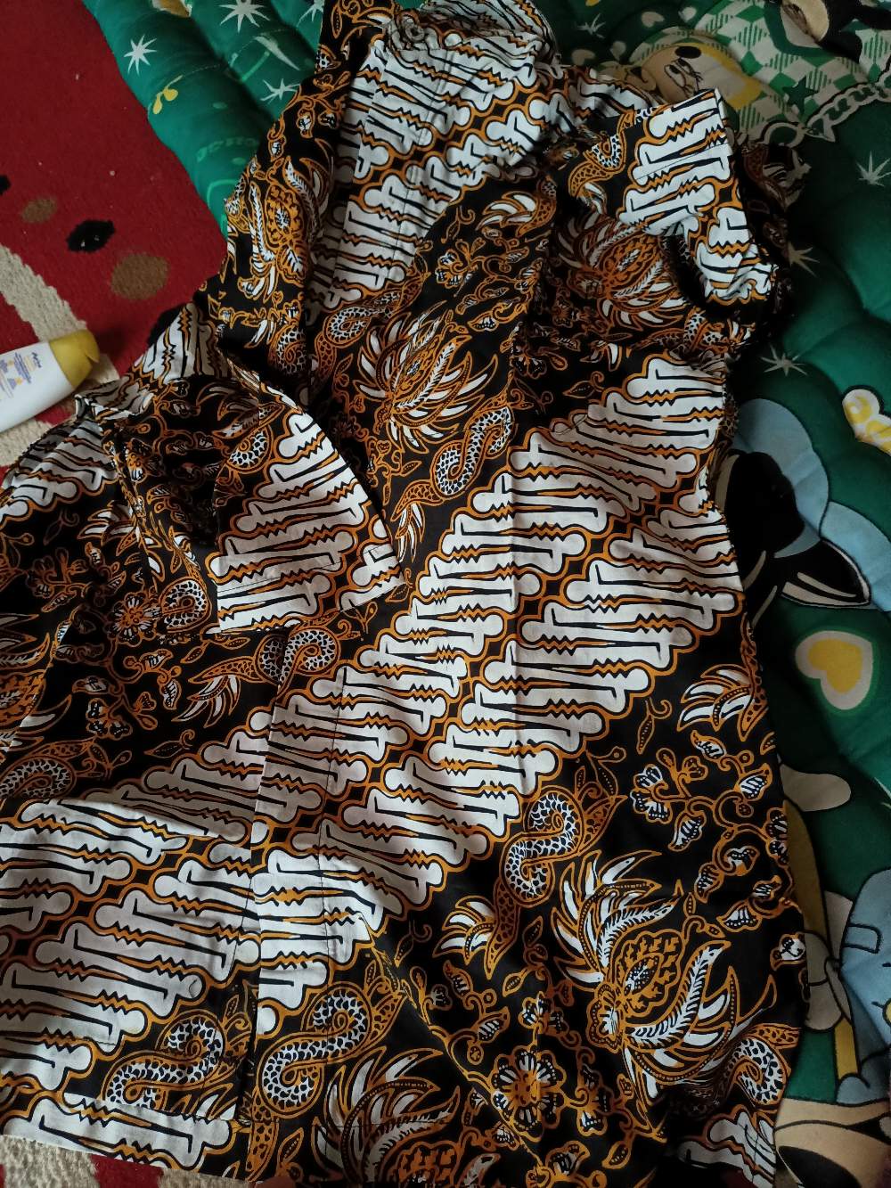 Kemeja Pria Atasan Batik Malvin Sk Atasan Pria Lengan Pendek Bahan Katun Cap Batik Huza