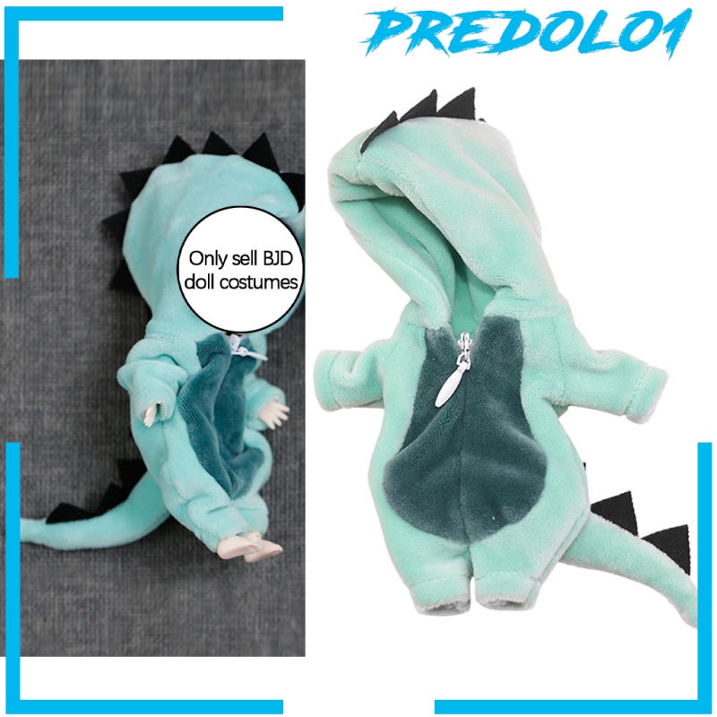 (Predolo1) Mainan Jumpsuit Lengan Panjang Untuk Aksesoris Boneka 16cm 1 / 12