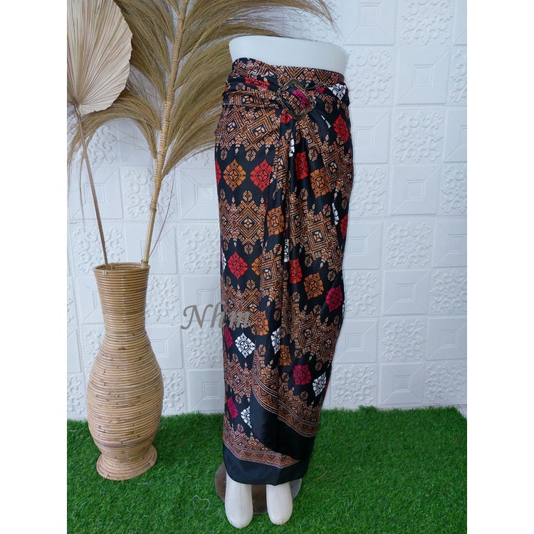 NHM Rok Lilit Batik Silver, Rok Serut Bawahan Kebaya