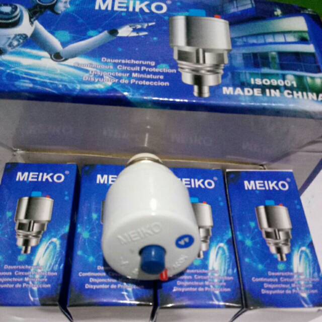 Sekring otomatis Listrik 2A 4A 6A 10A 16A sekring otomatis meiko new pallas Auto push sekering sikring listrik