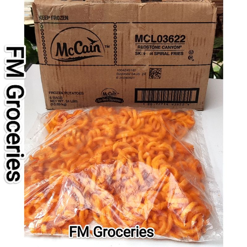 

McCain kentang goreng spiral repack 450gr | kentang goreng Twister